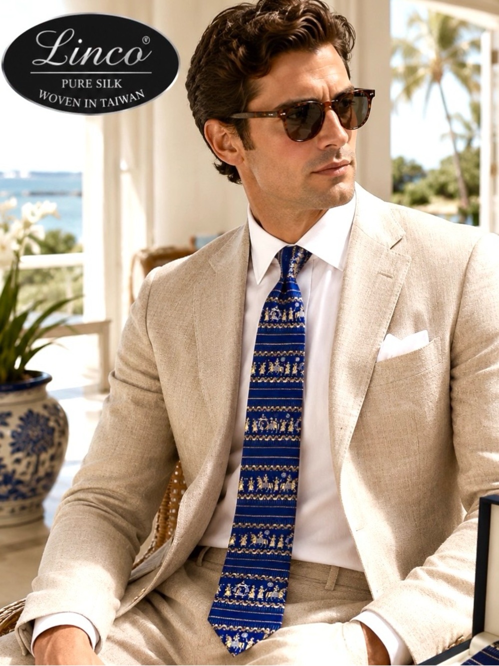 Linco  Indian Silk Tie